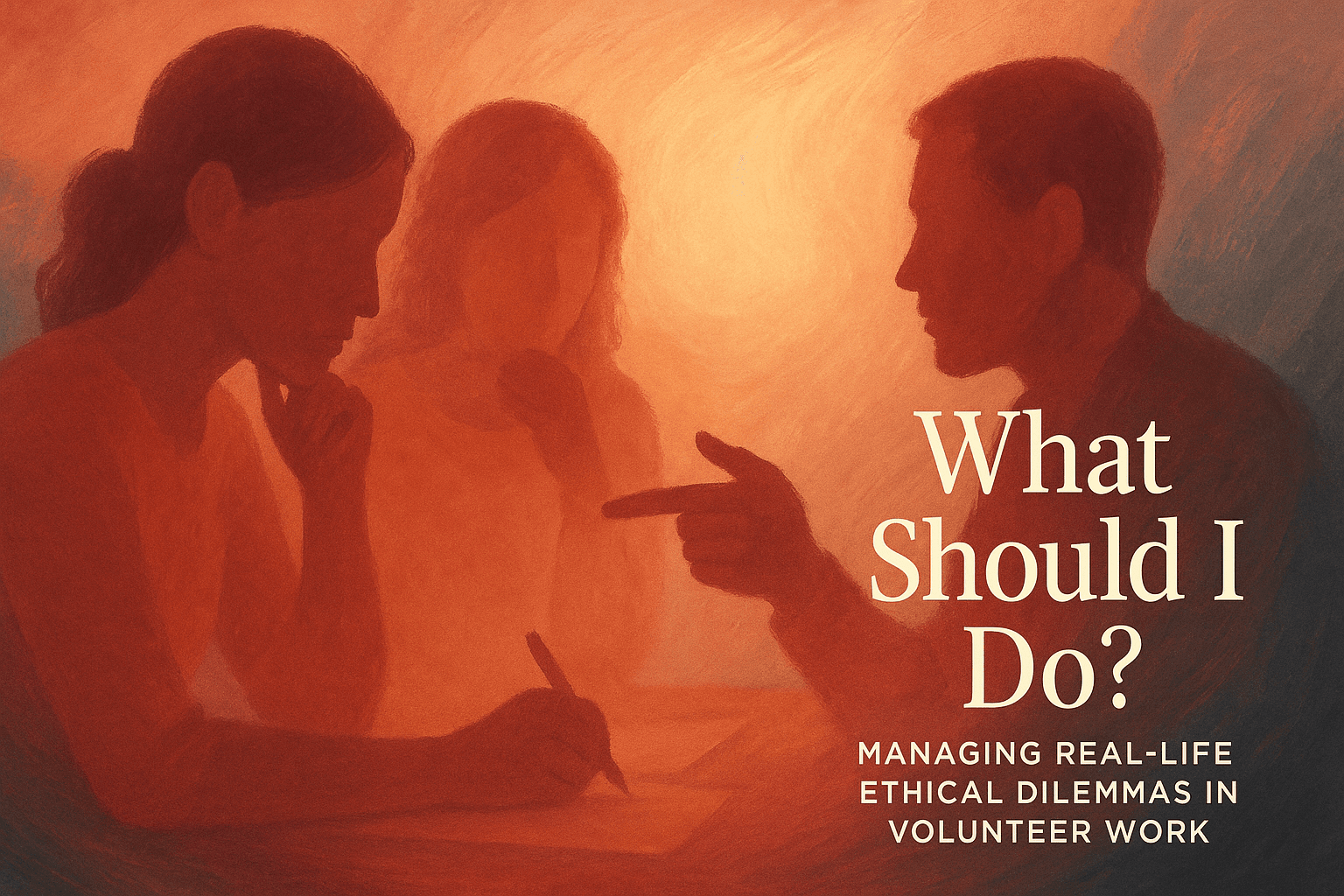 What Should I Do? Managing Real-Life Ethical Dilemmas in Volunteer Work    